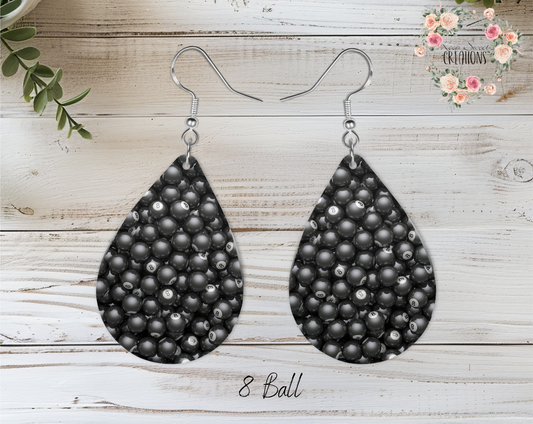 Game Day Glam Teardrop Earrings – Sports Fan Dangle Jewelry