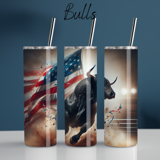 Patriotic Animal Tumblers – Farm Life Meets Freedom