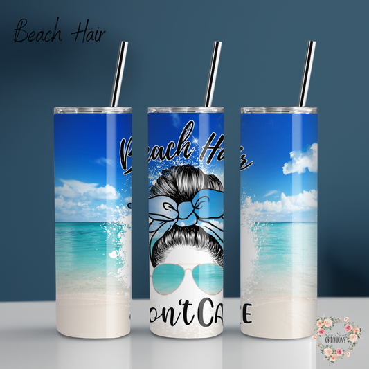Beach Hair Don’t Care Tumbler – Salt in the Air, Sip in Your Hand