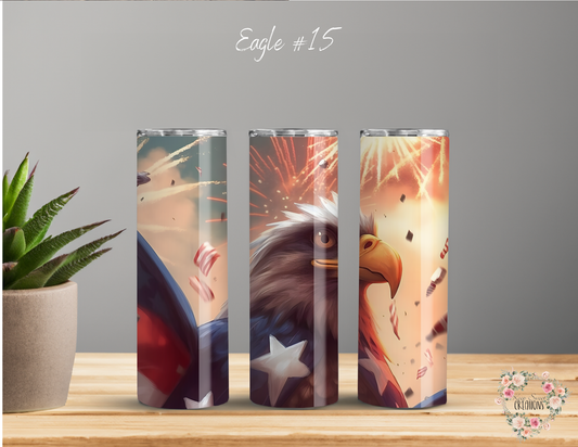 Unique styles, from fierce tribal eagles to soft, artistic interpretations, all radiating American pride.