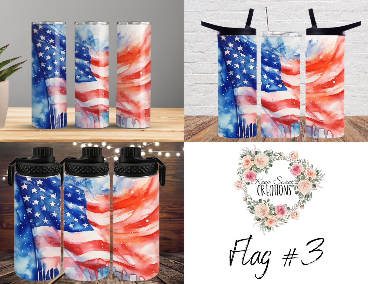 🤍 Flag #3 – Flowing flag artwork, giving the effect of the flag waving proudly. ❤️💙