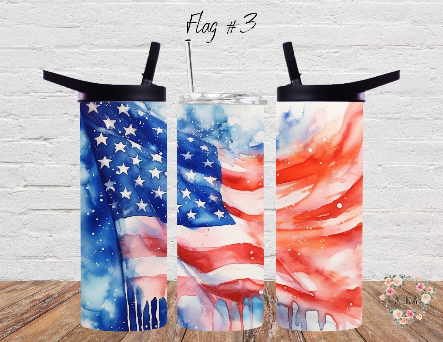 🤍 Flag #3 – Flowing flag artwork, giving the effect of the flag waving proudly. ❤️💙