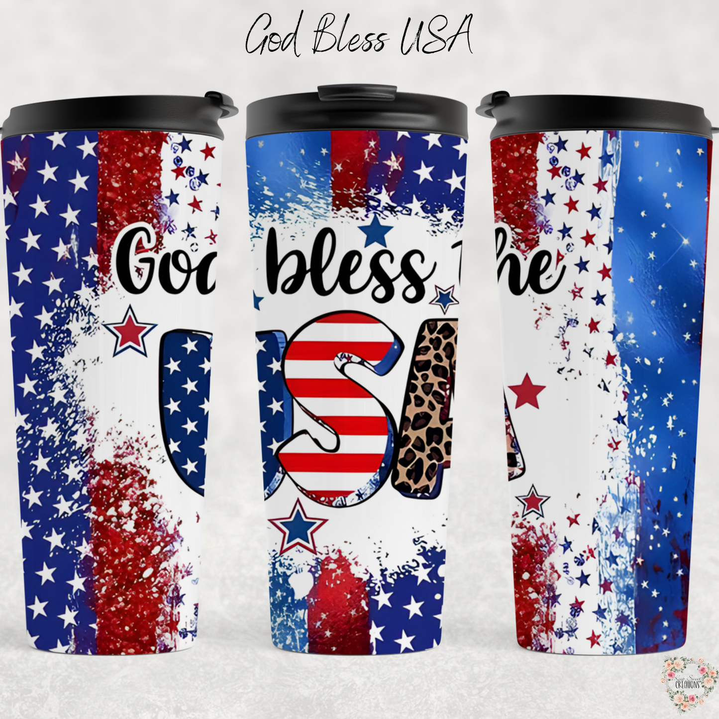 God Bless USA Tumbler – Patriotic American Flag Cup | Bold Sublimation Drinkware