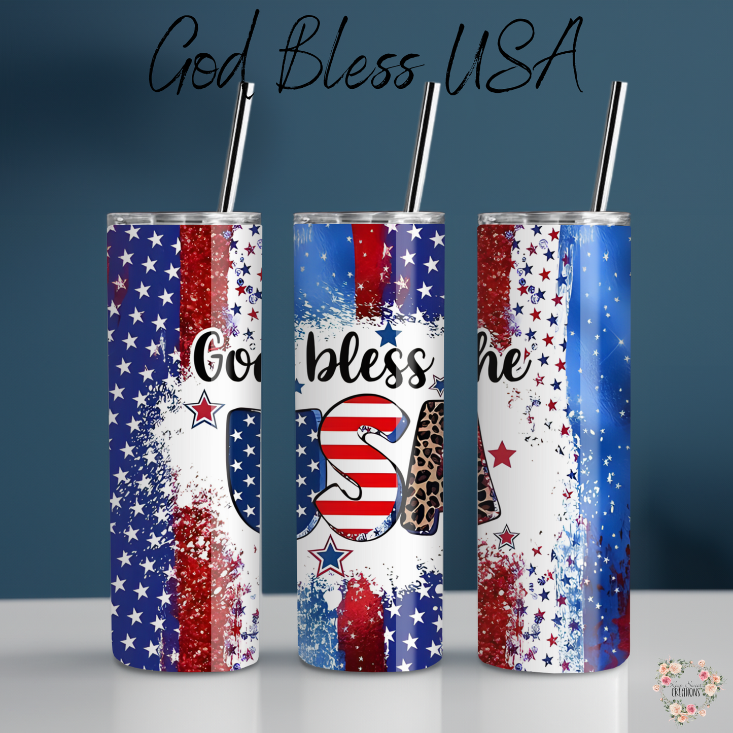 God Bless USA Tumbler – Patriotic American Flag Cup | Bold Sublimation Drinkware