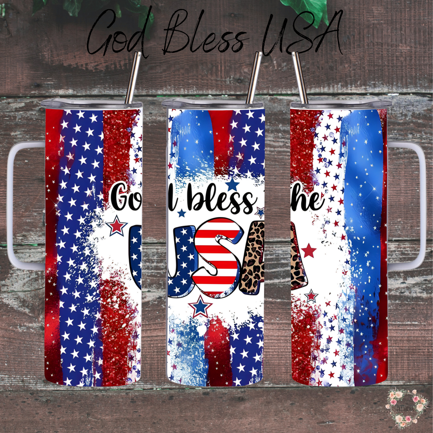 God Bless USA Tumbler – Patriotic American Flag Cup | Bold Sublimation Drinkware