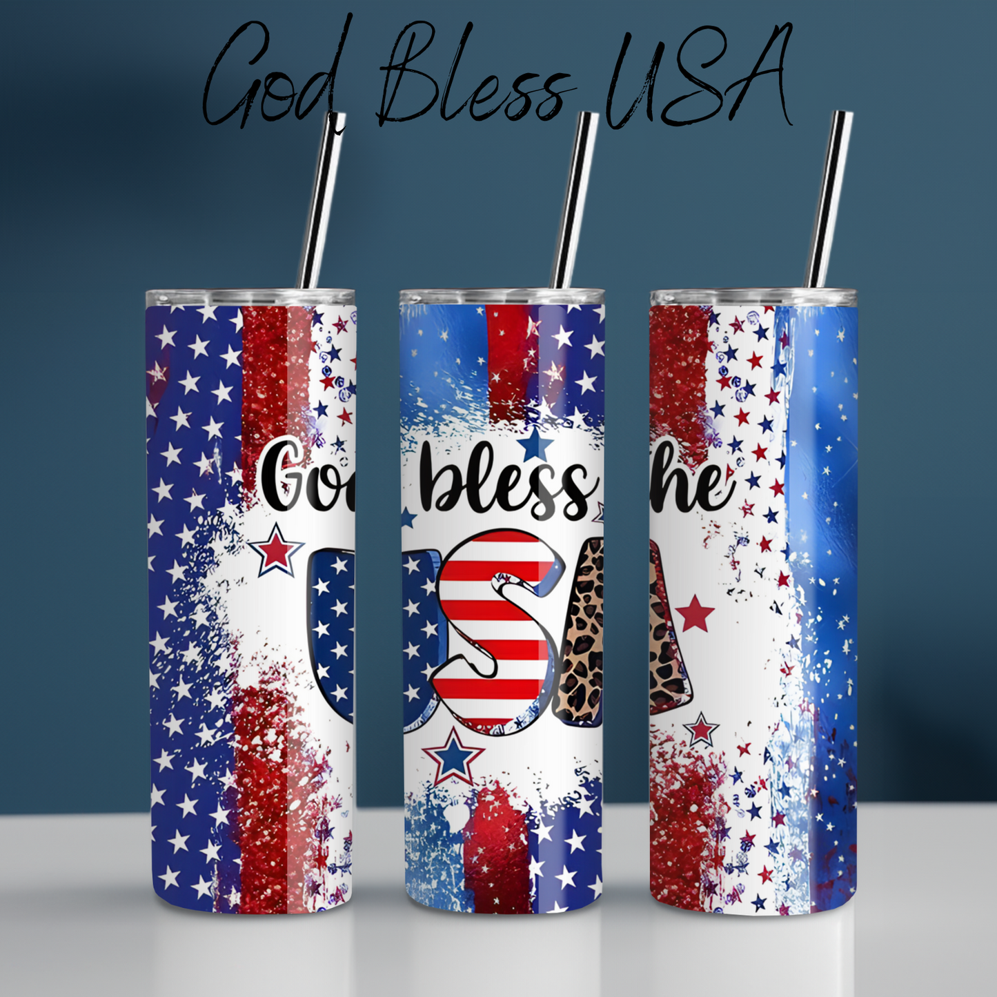 God Bless USA Tumbler – Patriotic American Flag Cup | Bold Sublimation Drinkware