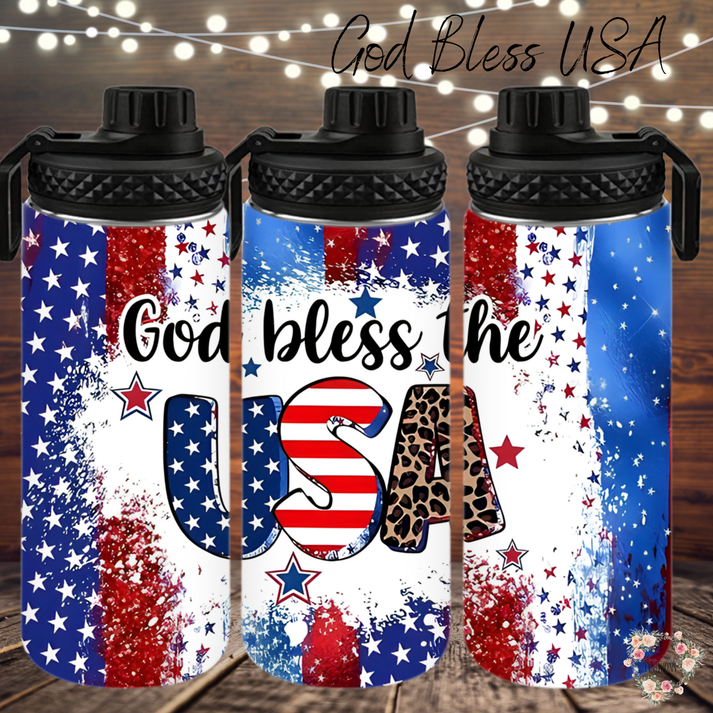 God Bless USA Tumbler – Patriotic American Flag Cup | Bold Sublimation Drinkware