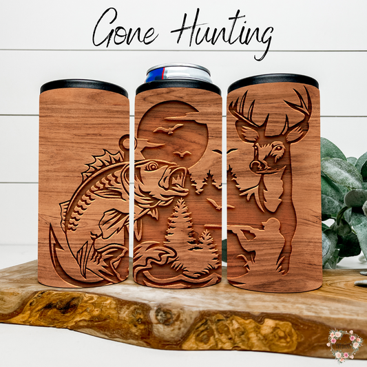 Gone Hunting - Rustic Outdoorsman