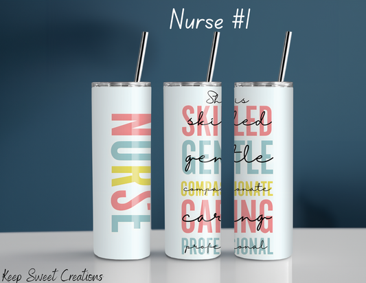 Nurse Tumbler Collection – She is a Nurse | Inspirational Gifts for Healthcare Workers