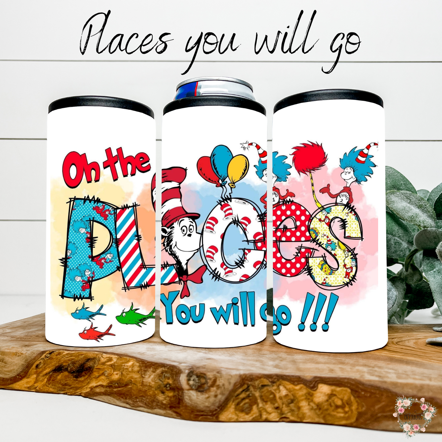 Teacher Tumbler – “Oh The Places You’ll Go” Dr. Seuss Inspired Gift
