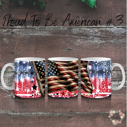 Patriotic Tumbler – Proud to Be an American #3 | USA Celebration Drinkware