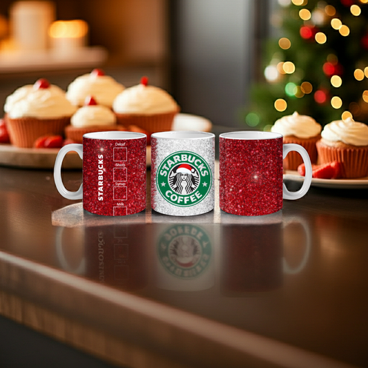 Santa’s Coffee Tumbler | Christmas Coffee Style Cup