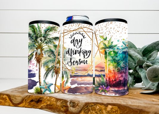 Colorful Summer Tumblers in Ice – Day Drinking Season Collection for Poolside Fun