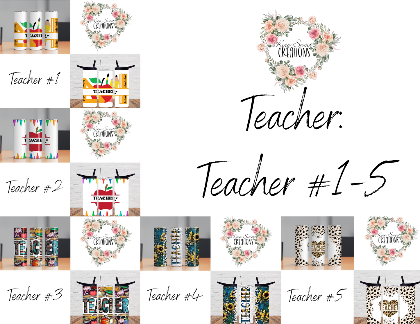 Teacher Tumbler – Creative & Stylish Teacher Gift Collection