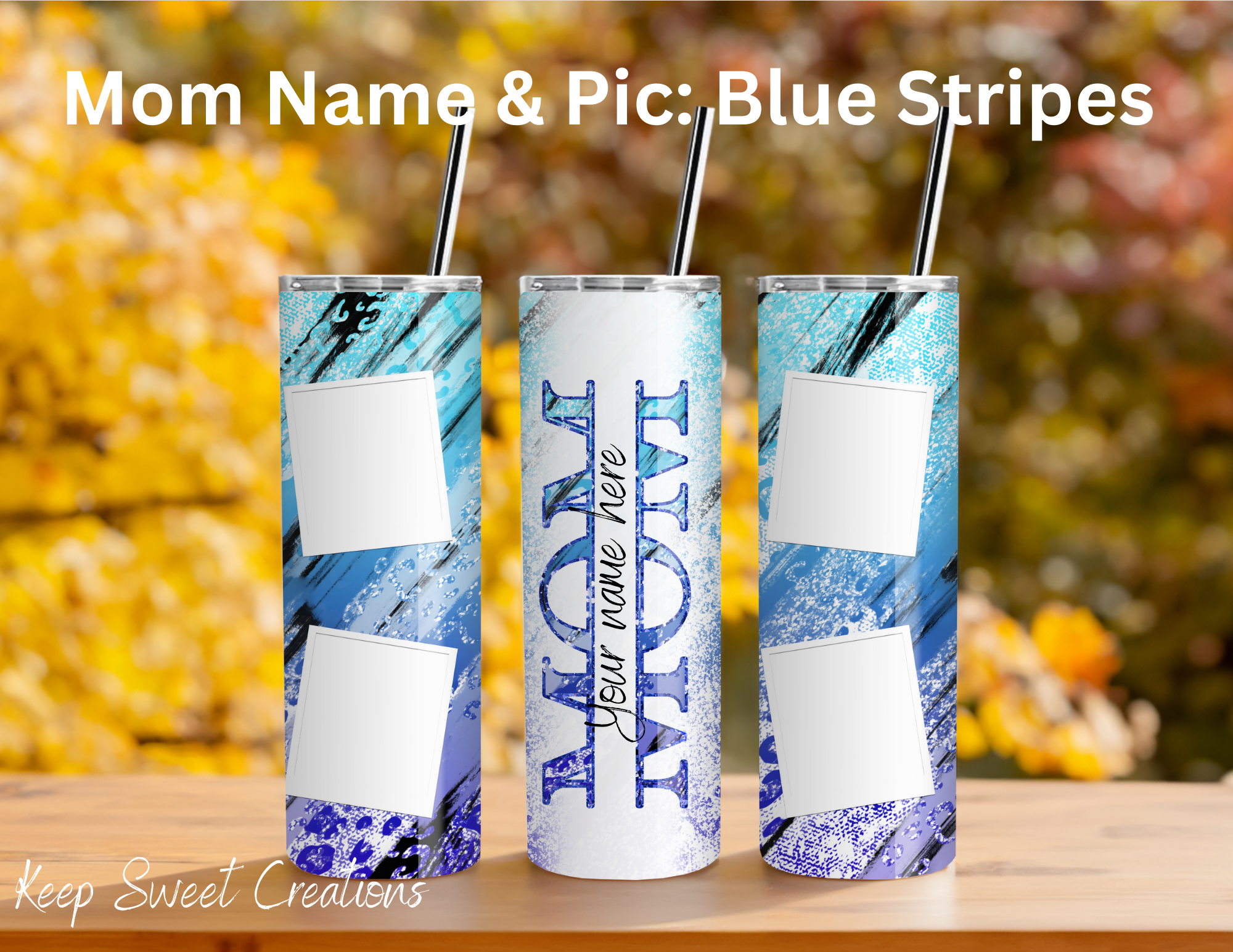 Personalized Mom & Mama Photo Tumblers | Custom Name Gifts