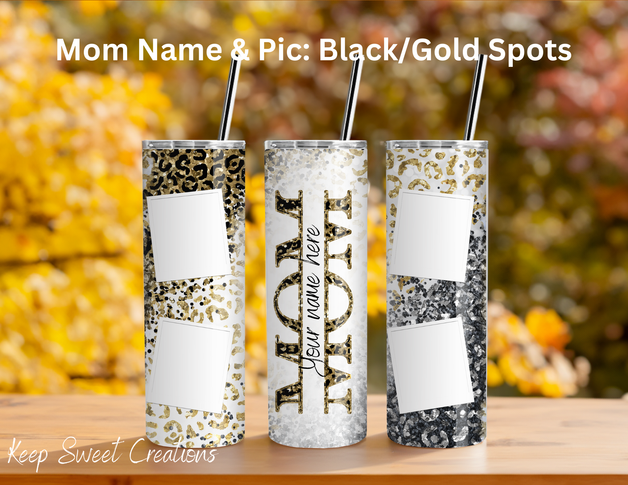 Personalized Mom & Mama Photo Tumblers | Custom Name Gifts