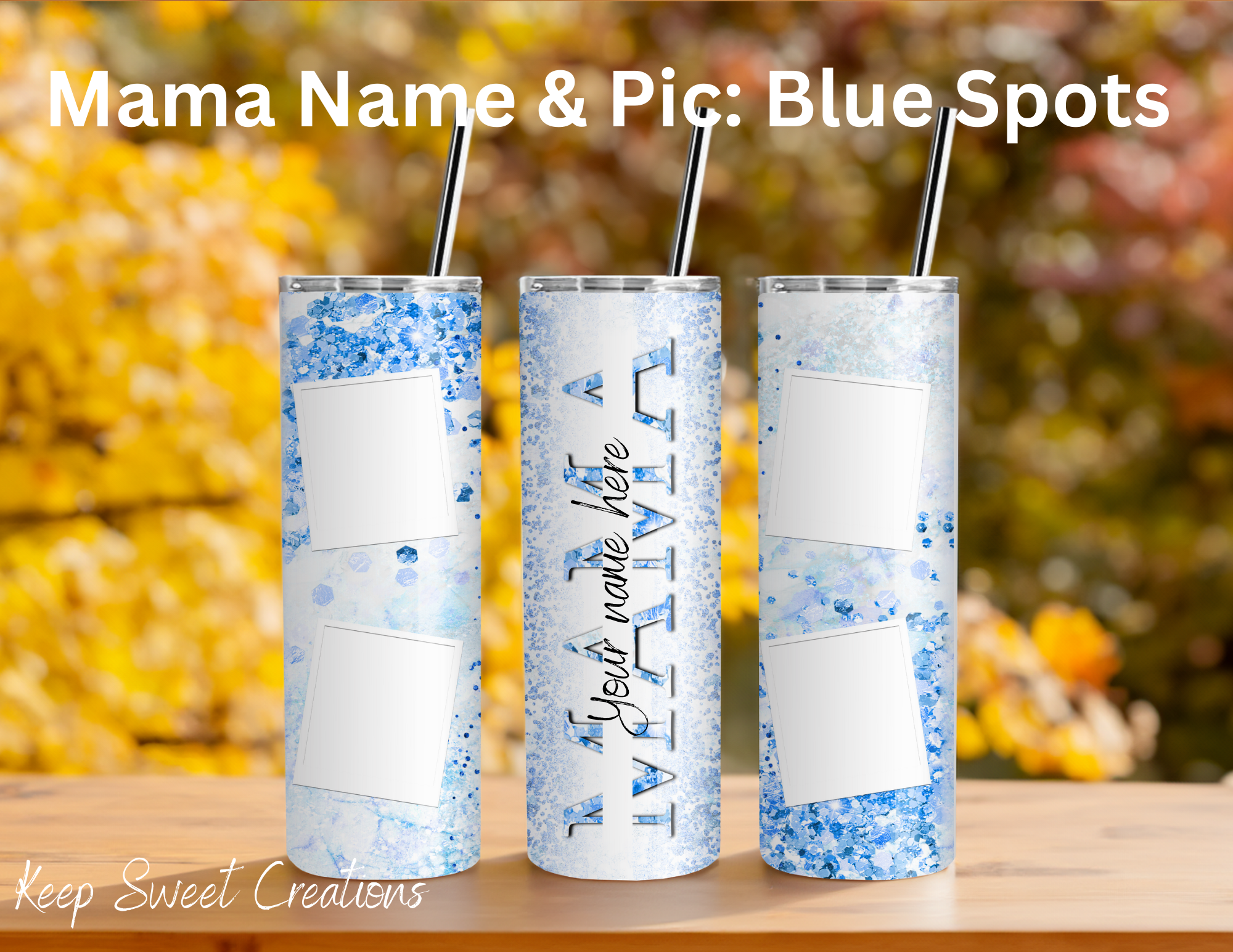 Personalized Mom & Mama Photo Tumblers | Custom Name Gifts