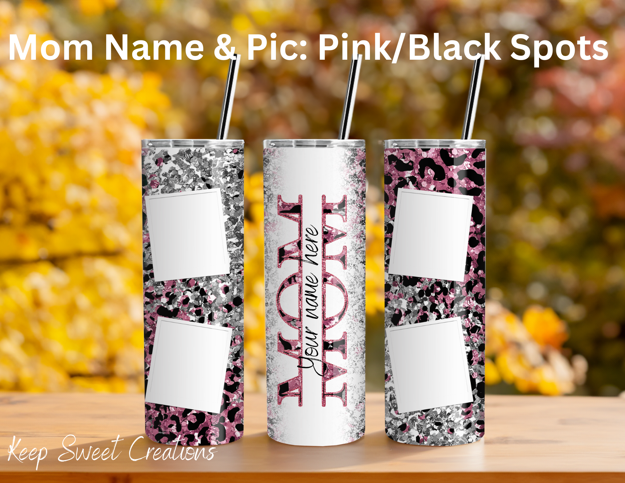 Personalized Mom & Mama Photo Tumblers | Custom Name Gifts