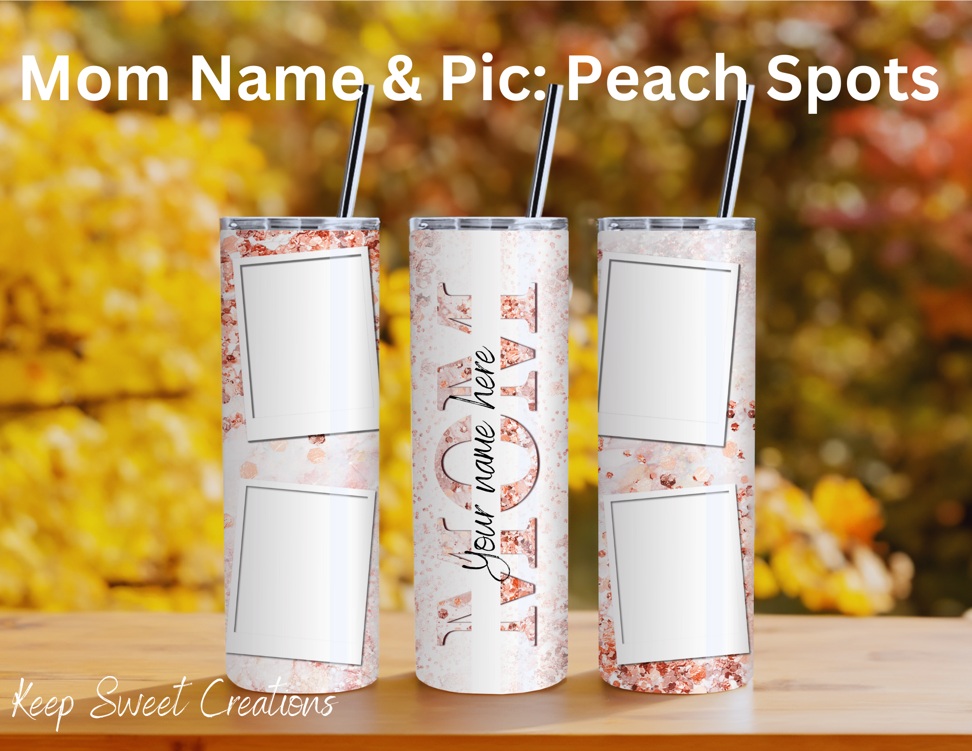 Personalized Mom & Mama Photo Tumblers | Custom Name Gifts