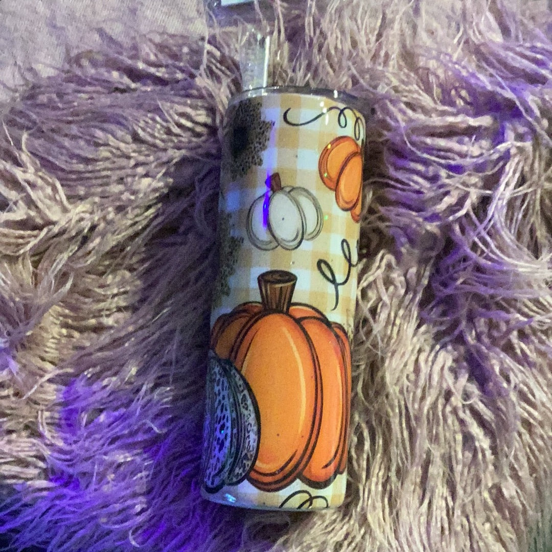 Fall Pumpkin Patch Tumbler | Cozy Autumn Pumpkin Drinkware