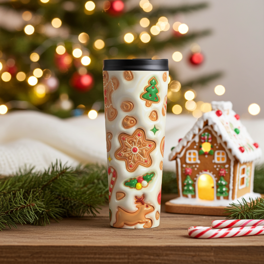 Christmas Calories Tumbler | Holiday 20oz Cup Collection