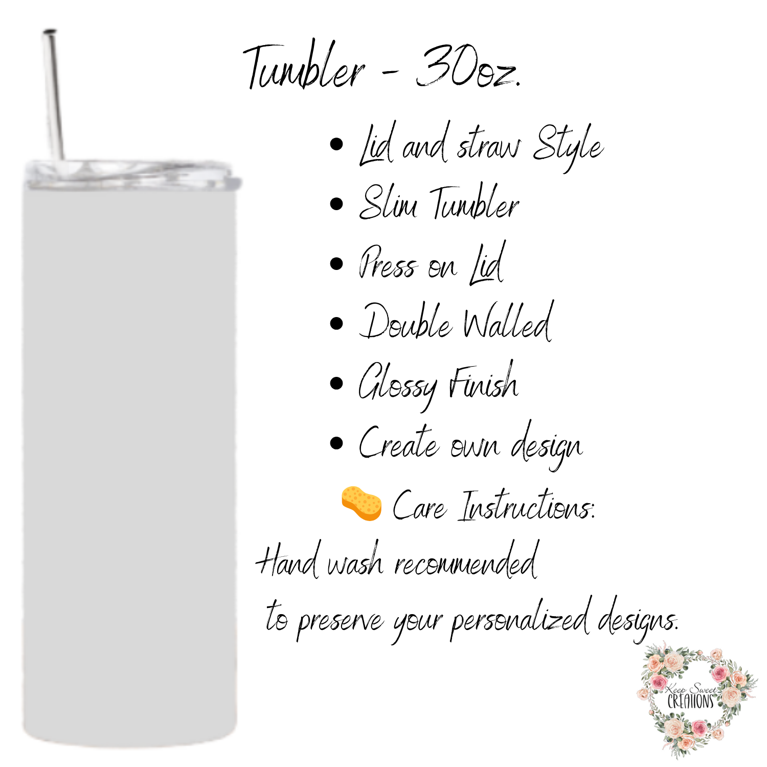 Custom Epoxy Tumblers – Personalized Glitter Drinkware