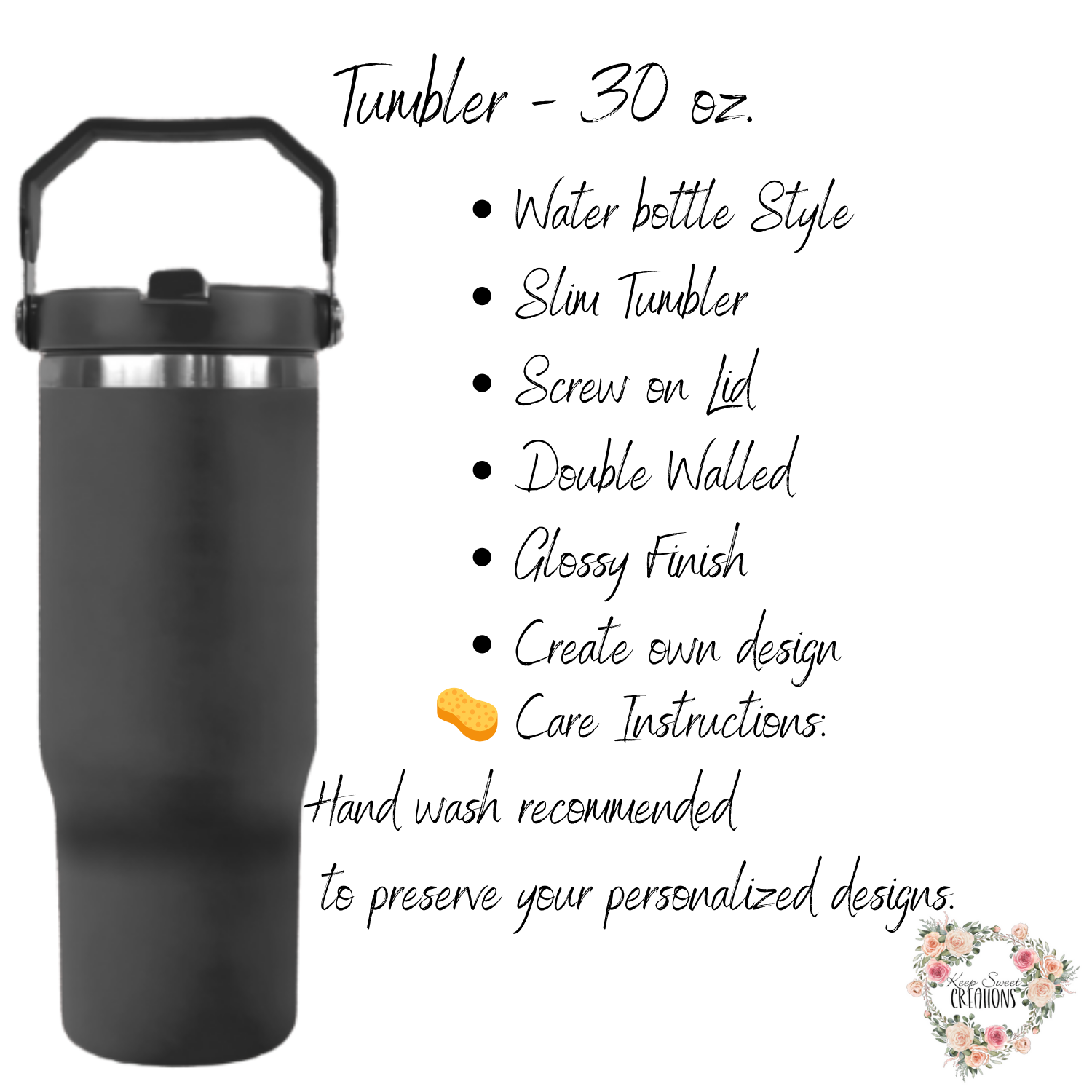 Custom Epoxy Tumblers – Personalized Glitter Drinkware