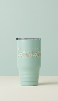 Rejoice Always Pale Turquoise Tumbler