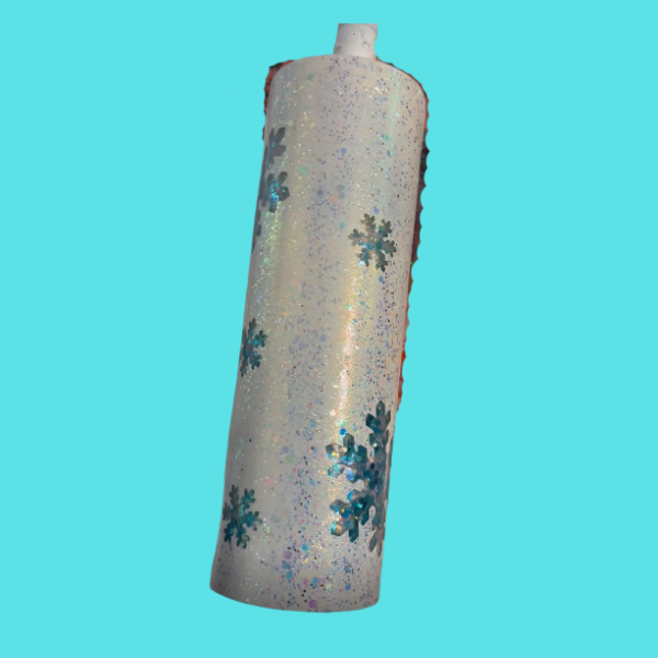 Let It Snow Snowglobe Tumbler – 20oz Winter Glitter Cup | Peak-a-Boo Snowflake Christmas Gift