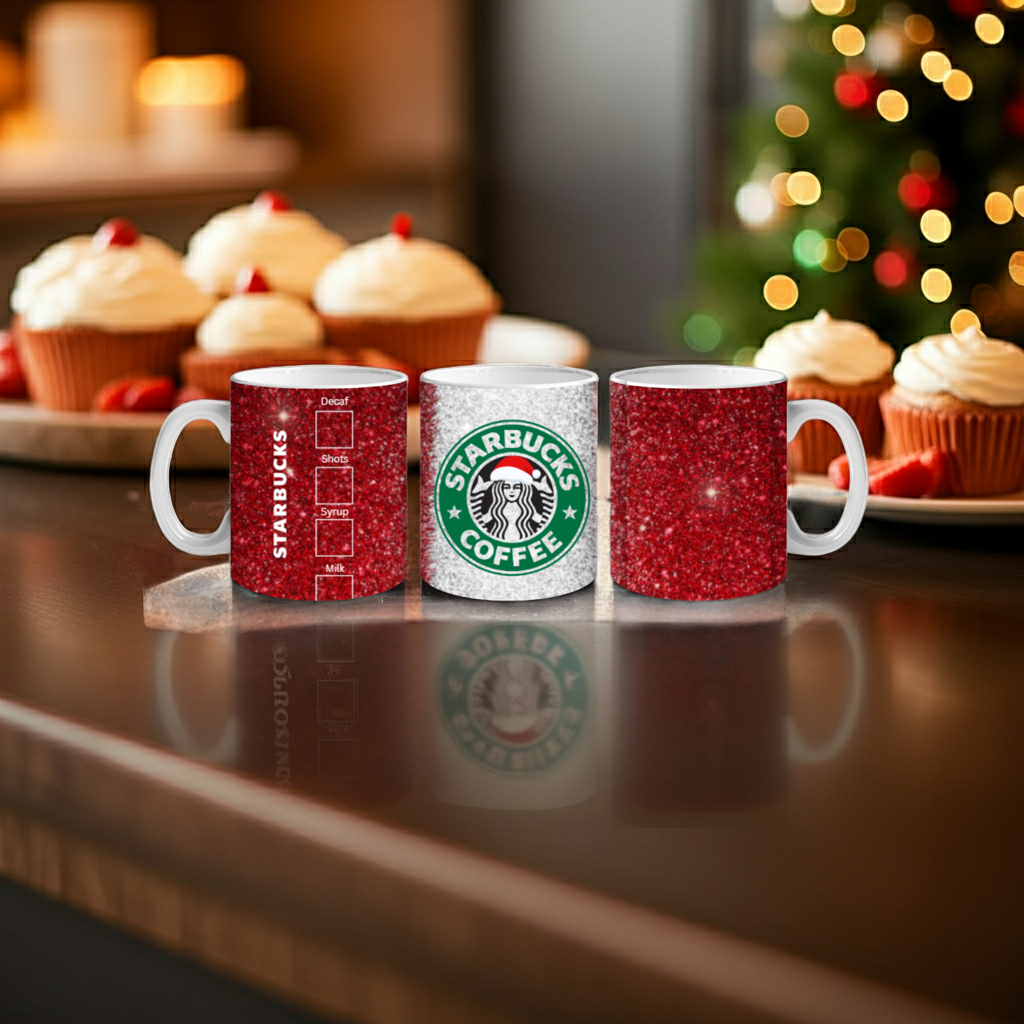 Santa’s Coffee Tumbler | Christmas Coffee Style Cup