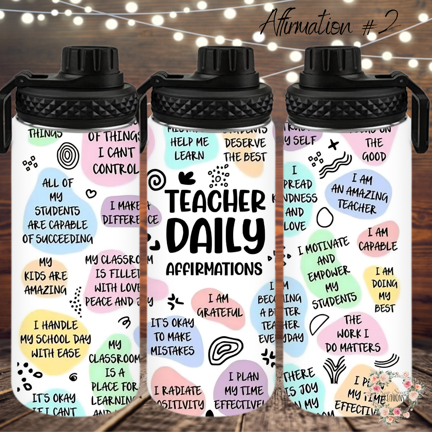 Teacher Affirmation Tumbler – Motivational Teacher Gift Collection