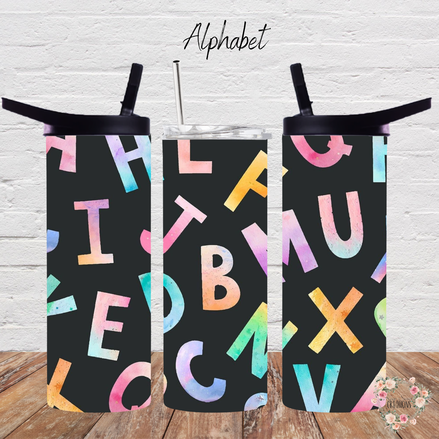 Teacher Tumbler – Alphabet Classroom Design