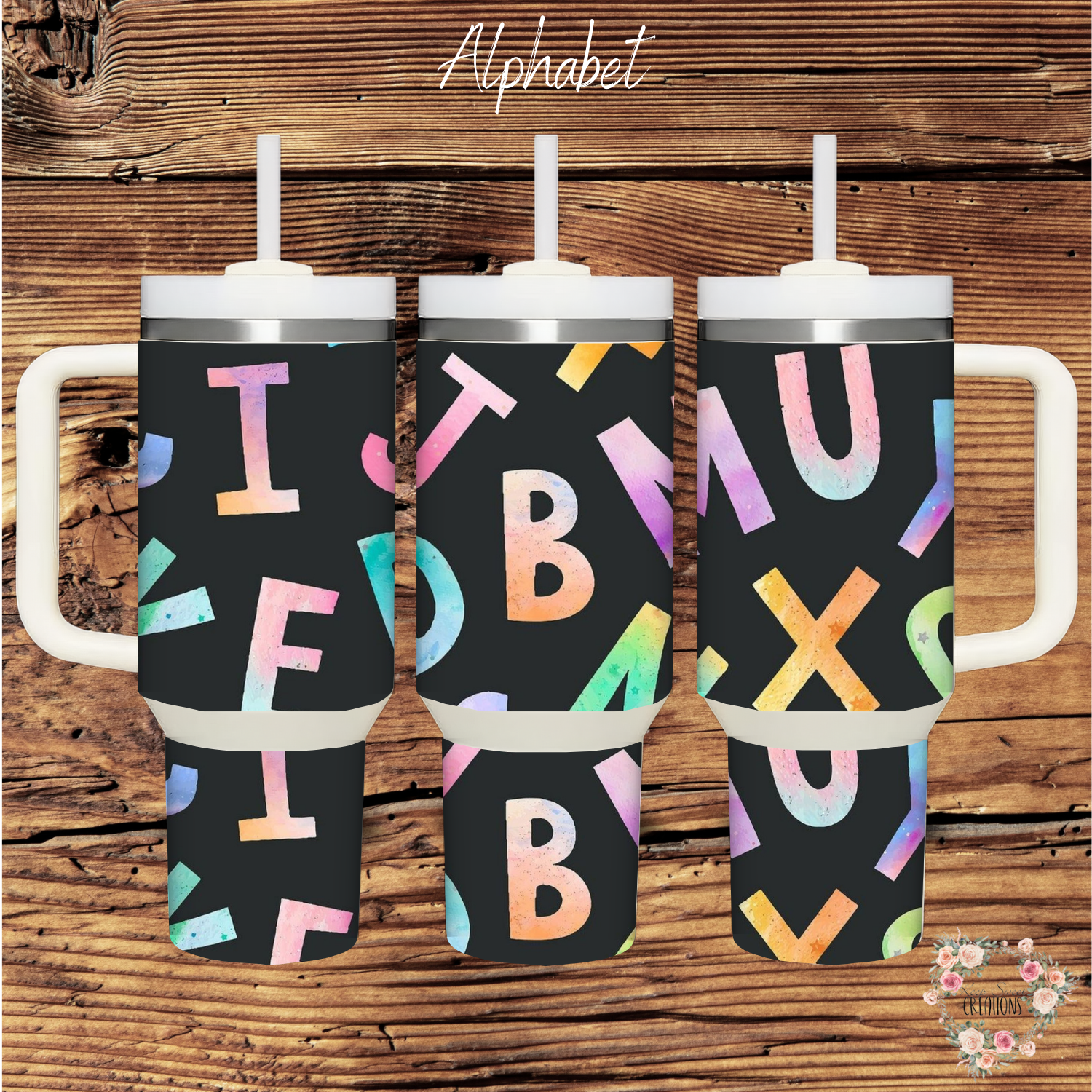 Teacher Tumbler – Alphabet Classroom Design