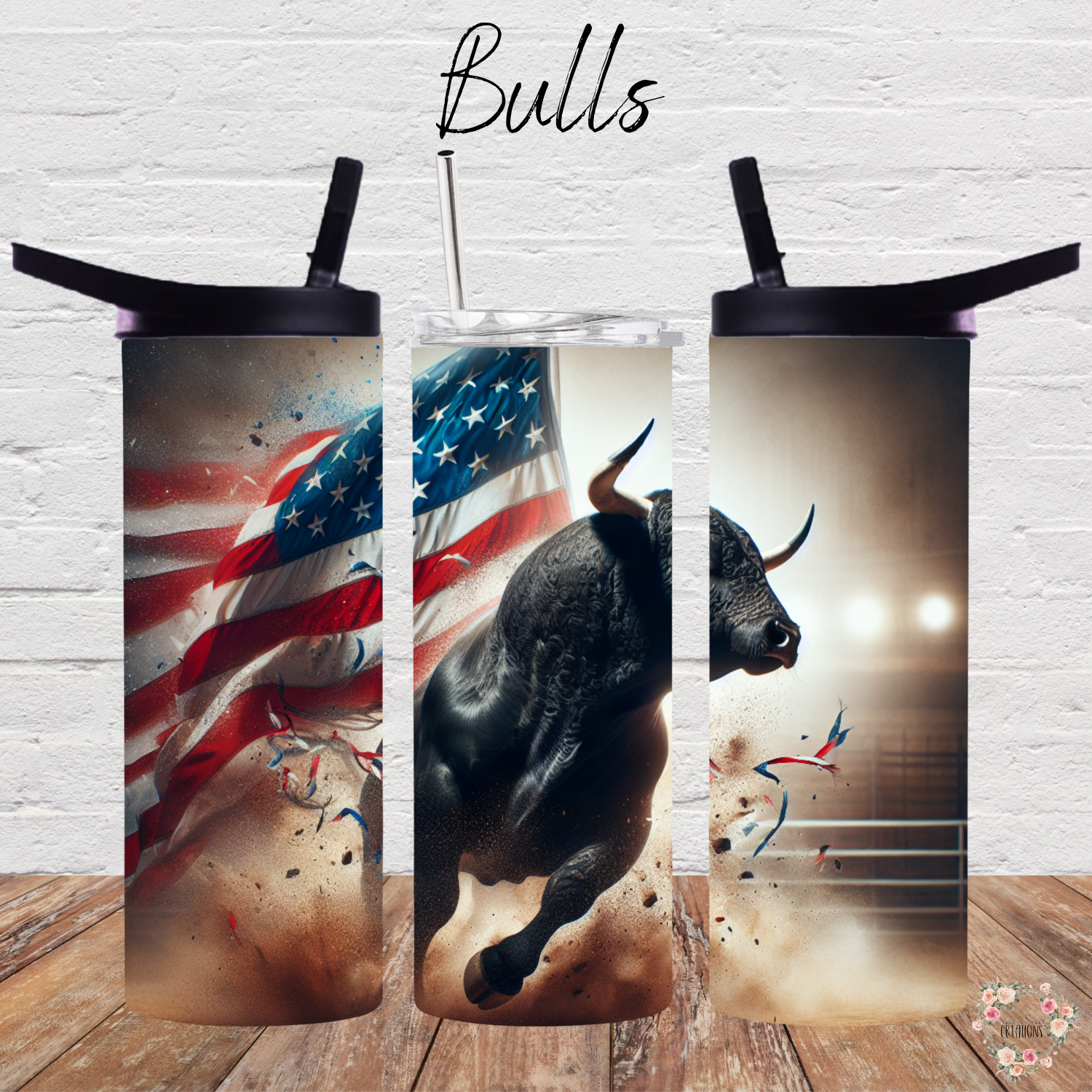 Patriotic Animal Tumblers – Farm Life Meets Freedom