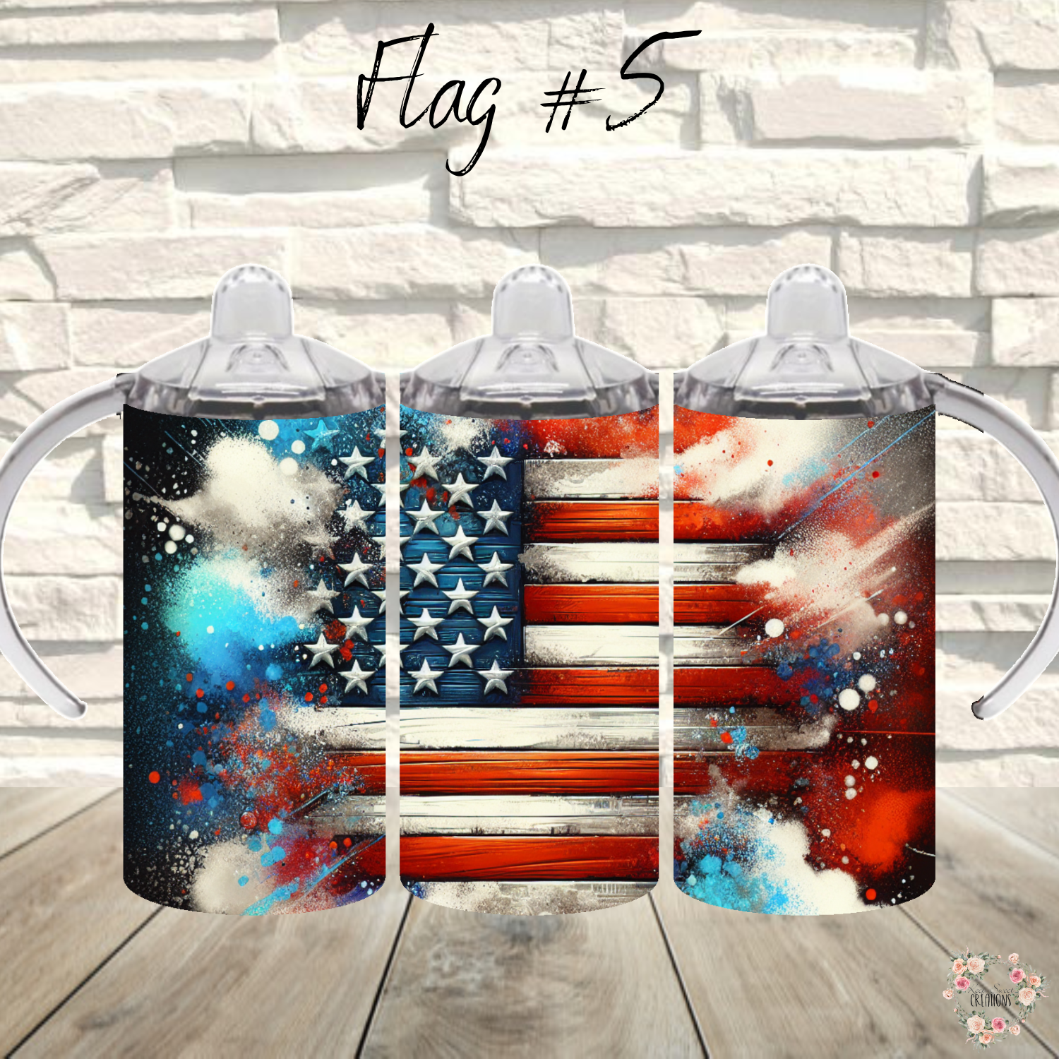 Fireworks & Flag Tumbler – Patriotic Celebration Vibes (Flag #5)
