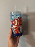 Football 15 oz. Snowglobe Tumbler