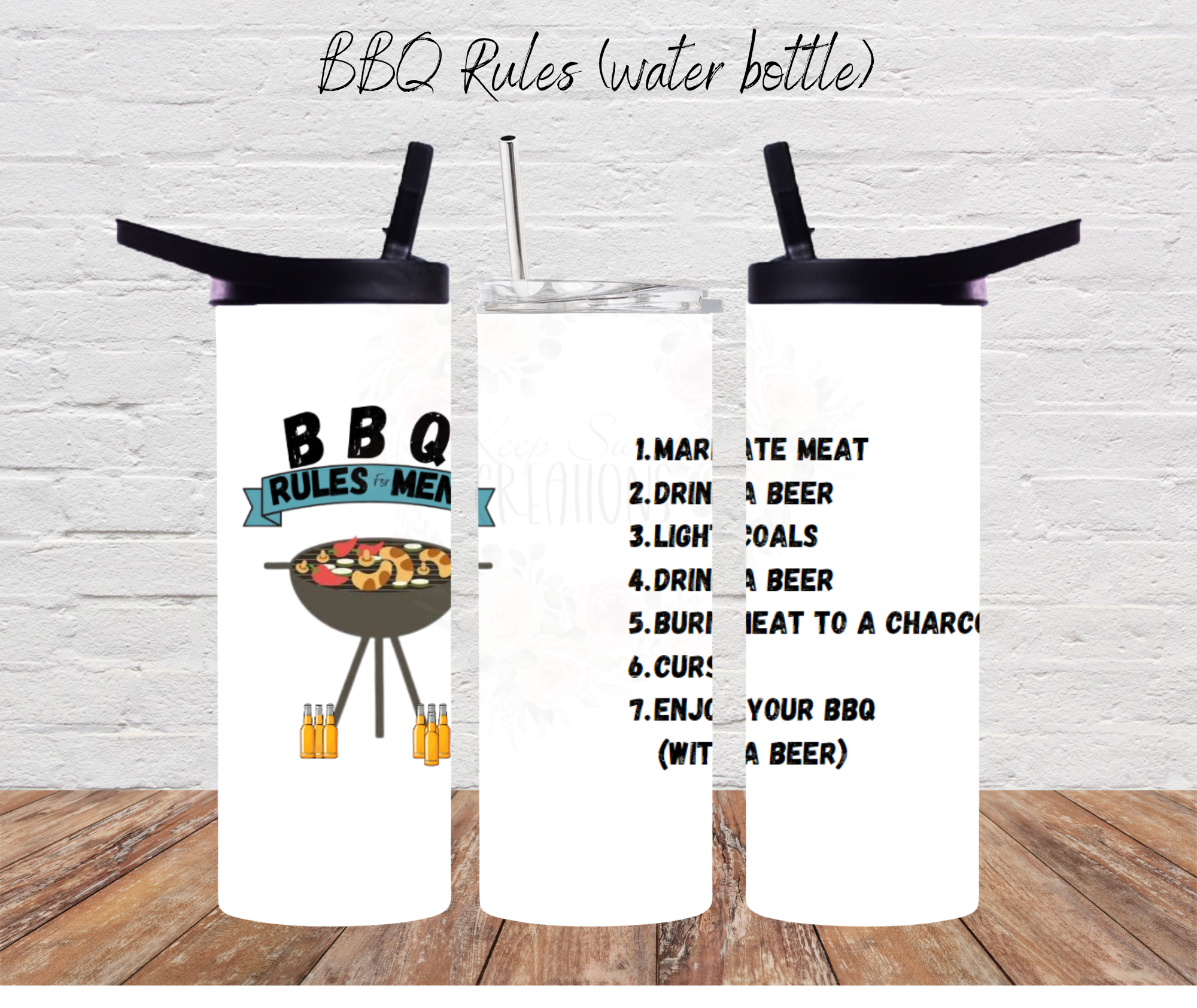 BBQ Rules Coffee Mug – For the Grill Master Dad
