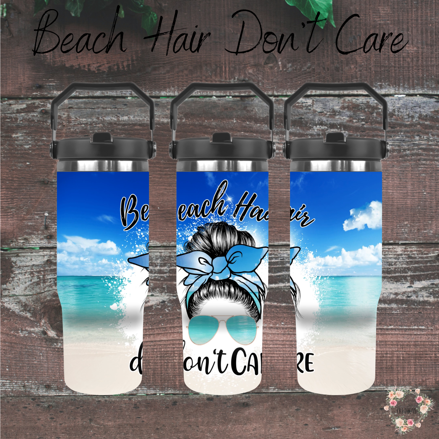 Beach Hair Don’t Care Tumbler – Salt in the Air, Sip in Your Hand
