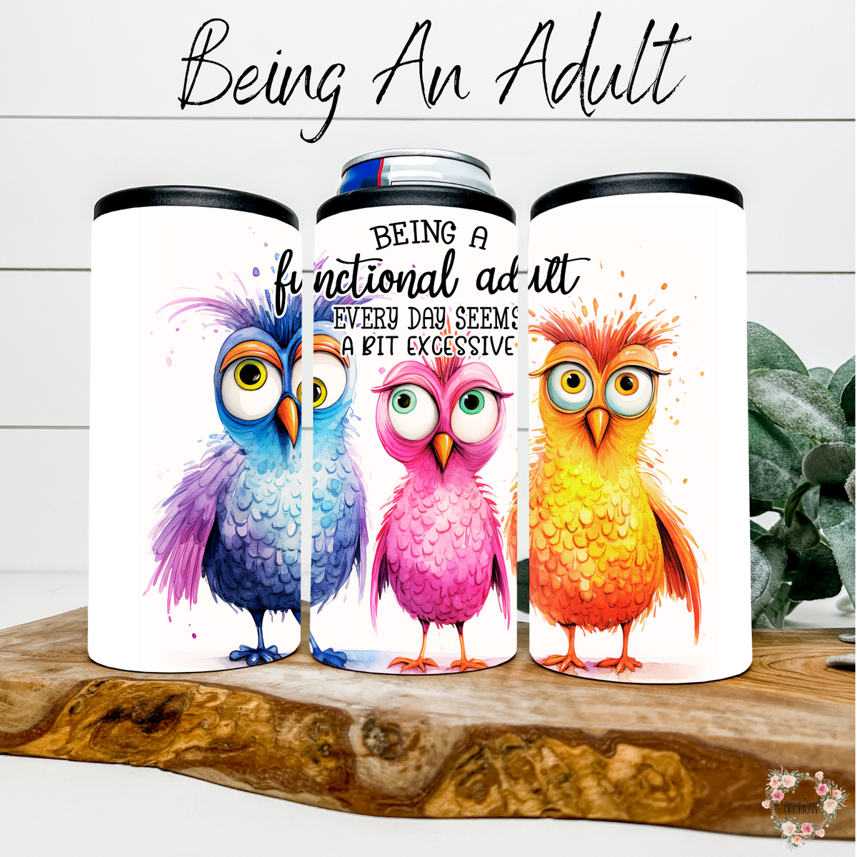 Who Needs Adulthood insulated tumbler – stainless steel drinkware