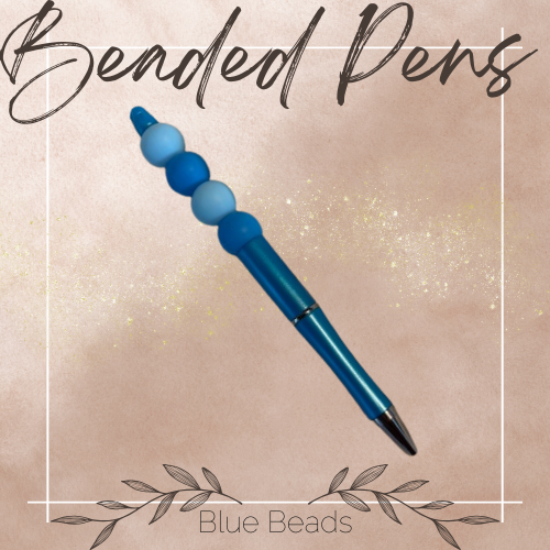 Custom Beaded Pens – Personalized Ballpoint Pen | Cute Beaded Pen Gift for Teachers, Moms & Stationery Lovers