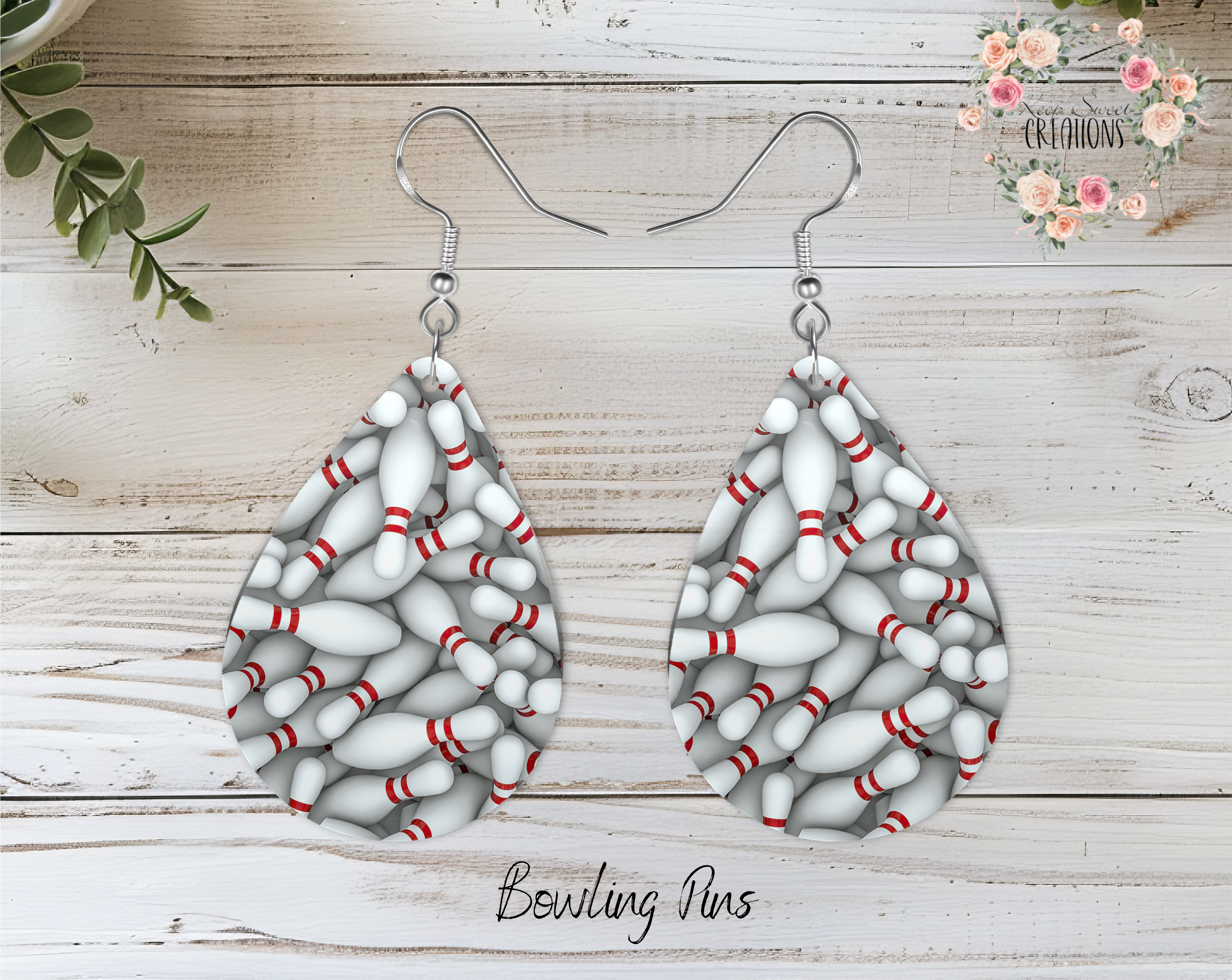 Game Day Glam Teardrop Earrings – Sports Fan Dangle Jewelry