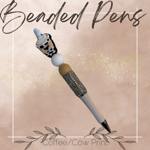Custom Beaded Pens – Personalized Ballpoint Pen | Cute Beaded Pen Gift for Teachers, Moms & Stationery Lovers