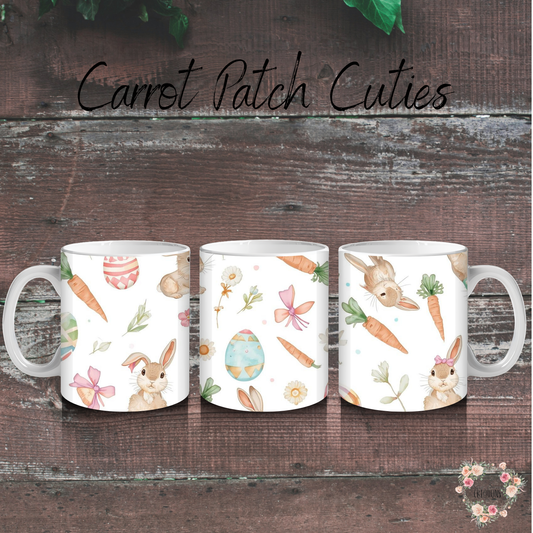 Carrot Patch Cuties Tumbler | Easter Bunny & Carrot Spring Cup Collection (11–40 oz)