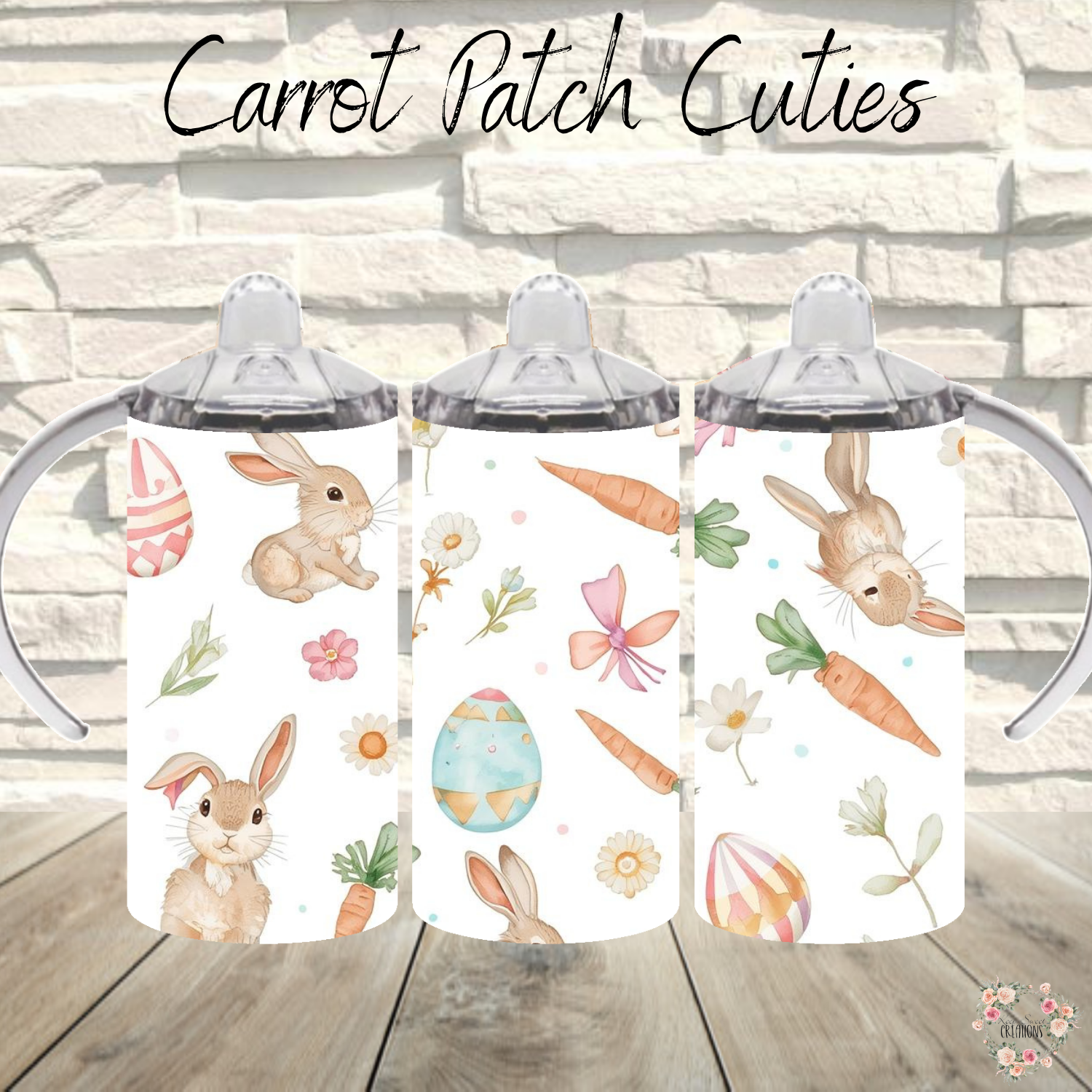 Carrot Patch Cuties Tumbler | Easter Bunny & Carrot Spring Cup Collection (11–40 oz)