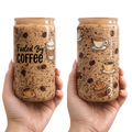 Fueled By Coffee Snowglobe Tumbler | 16 oz