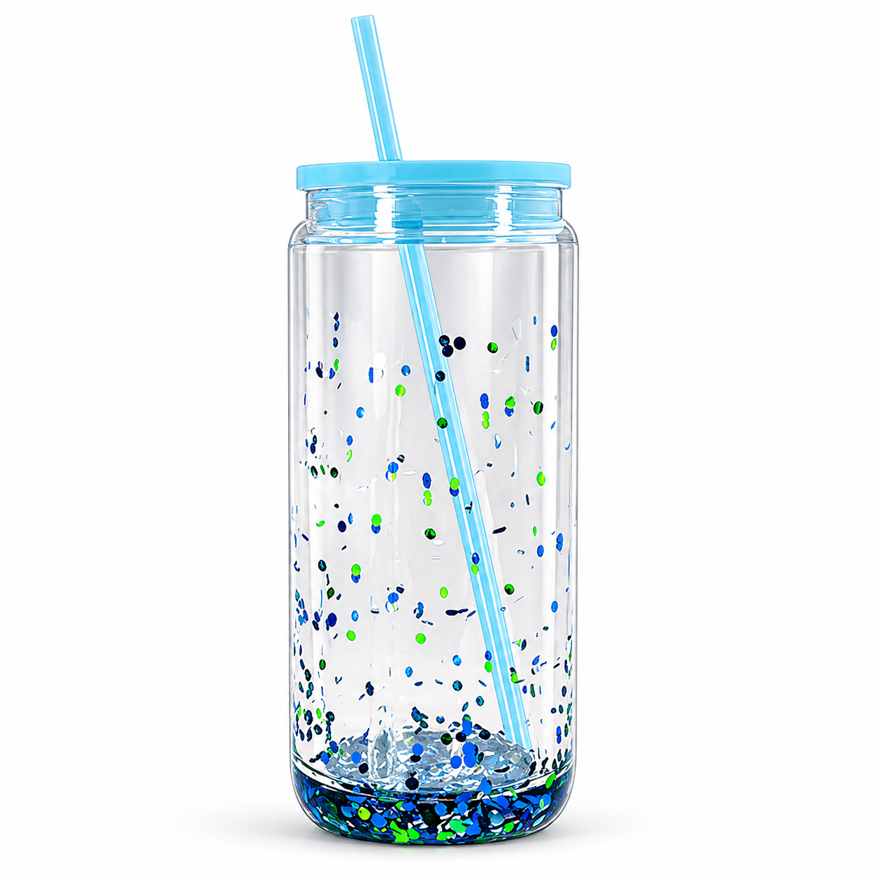 16 OZ. SNOWGLOBE ACRYLIC TUMBLER
