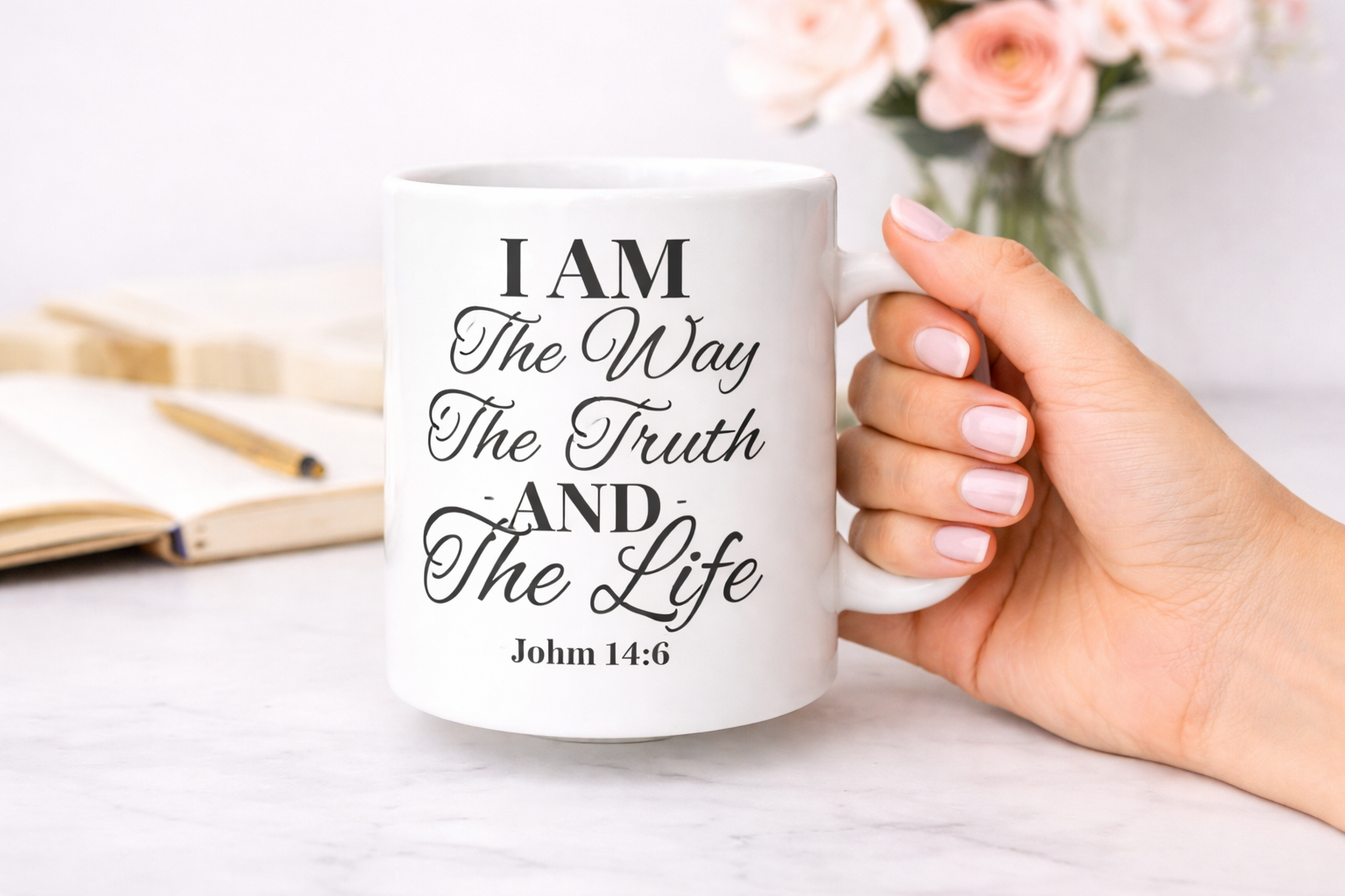 I Am The Way The Truth The Life Mug | John 14:6 Christian Cup