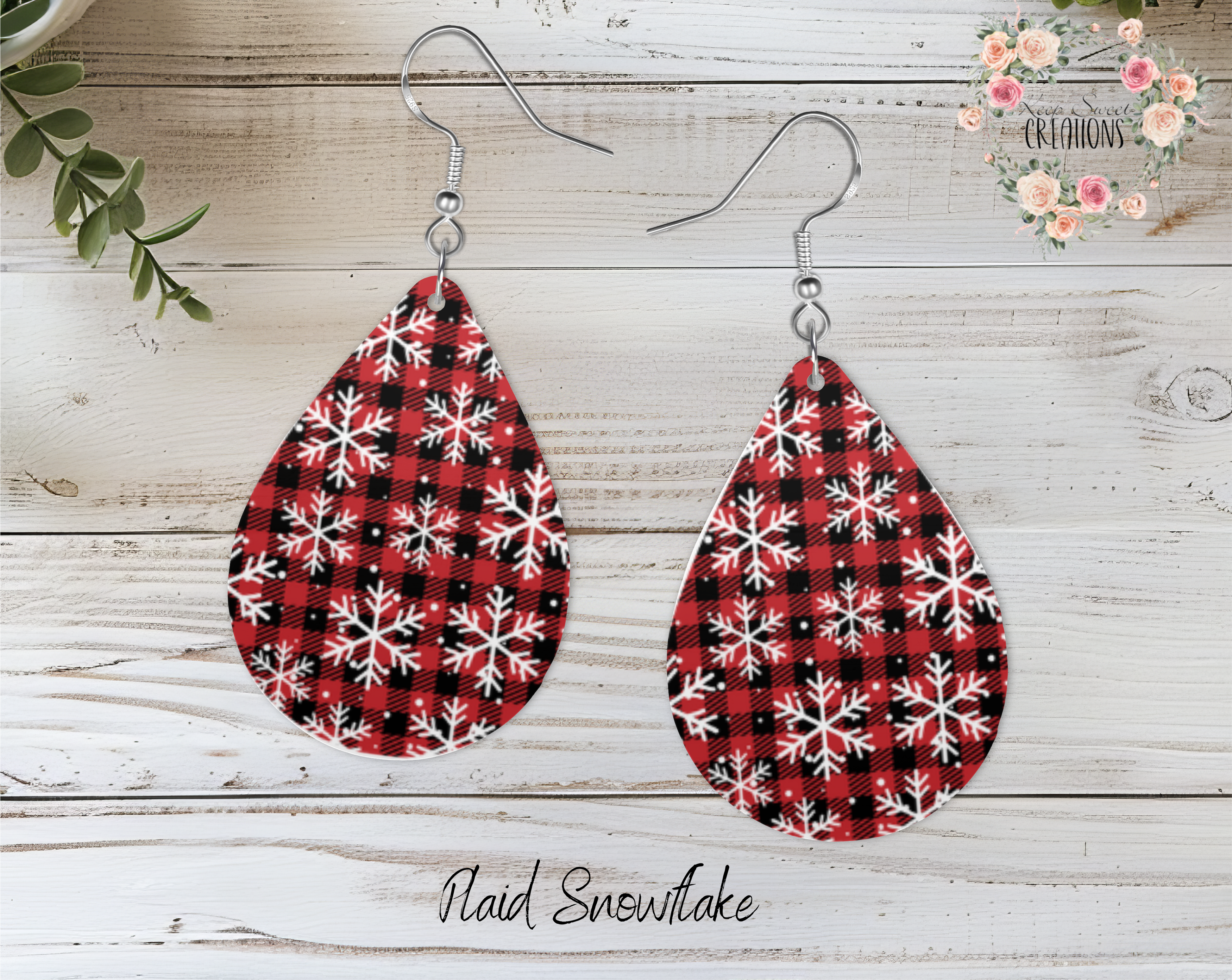 Christmas Ornament Teardrop Earrings – Festive Holiday Jewelry