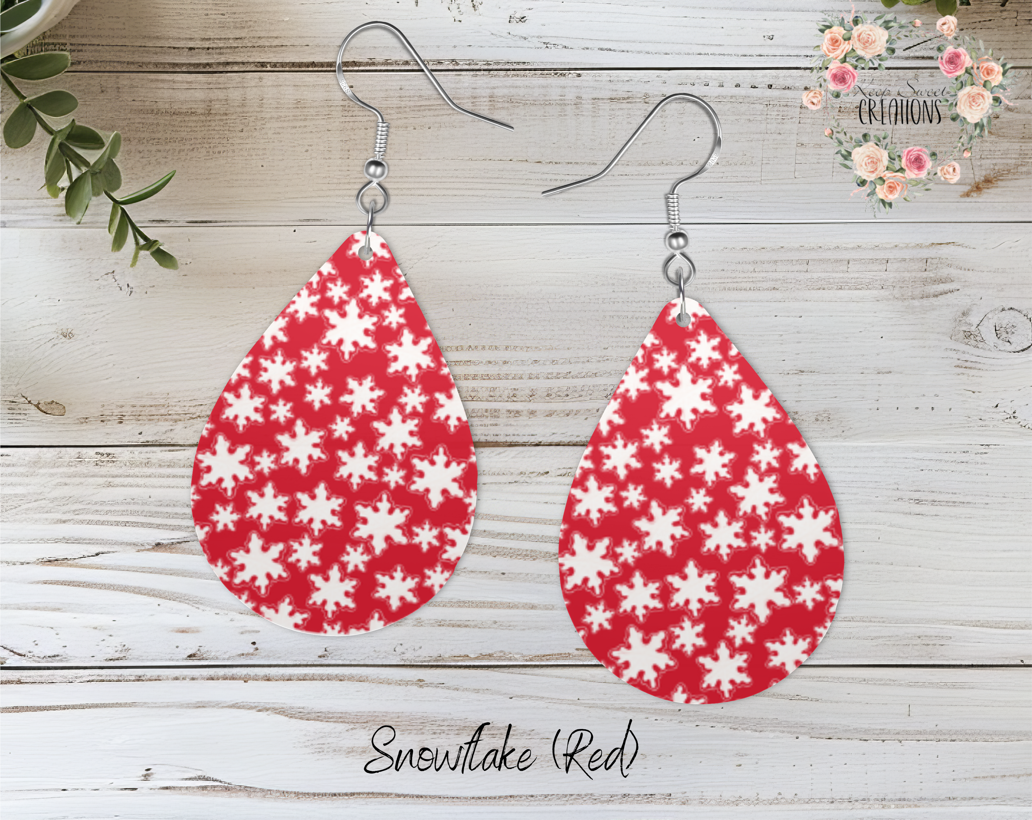 Christmas Ornament Teardrop Earrings – Festive Holiday Jewelry