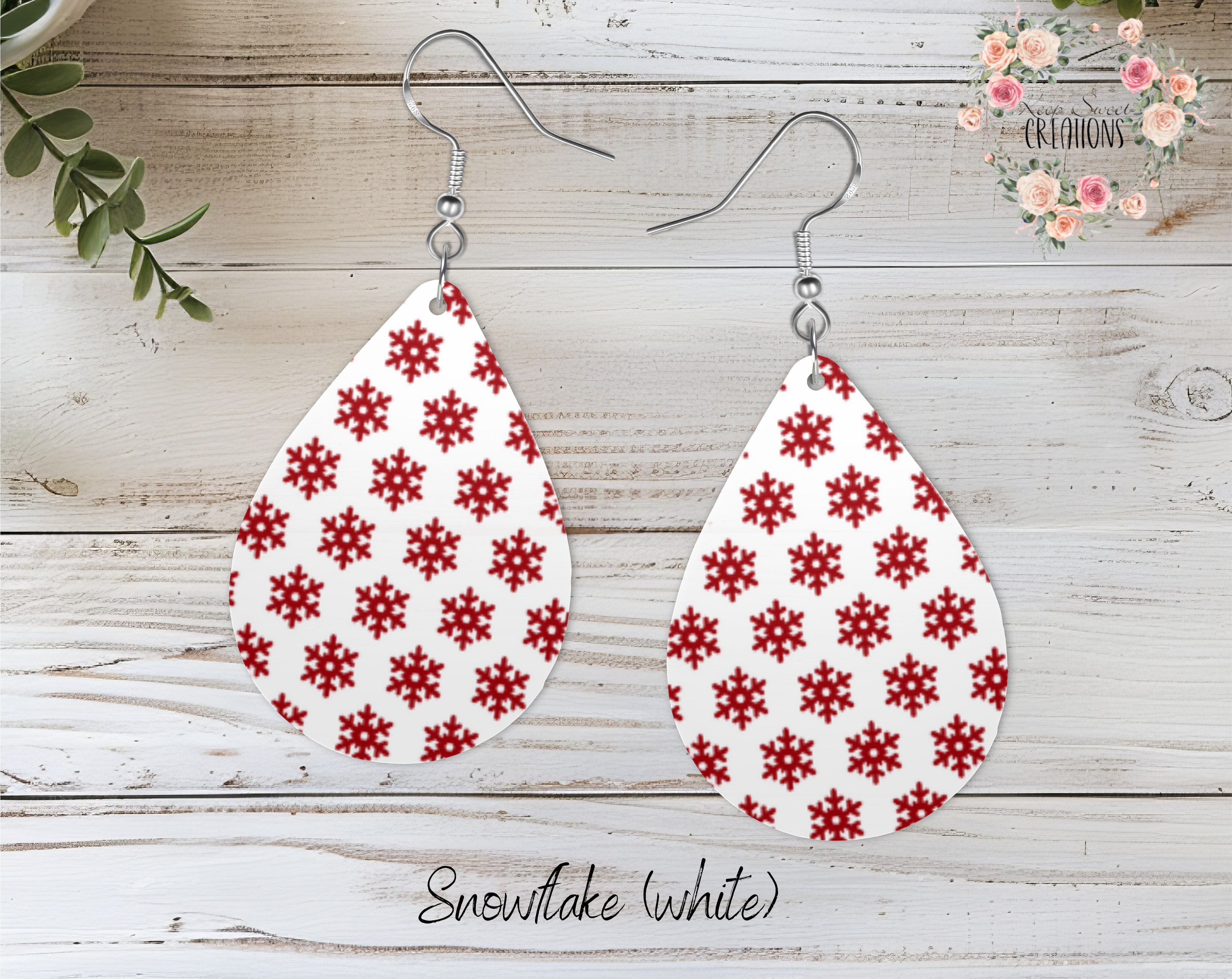 Christmas Ornament Teardrop Earrings – Festive Holiday Jewelry